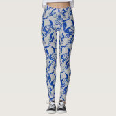 Freestyles Pattern.w x4 LGrey BG Leggings (Voorkant)