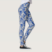 Freestyles Pattern.w x4 LGrey BG Leggings (Rechts)