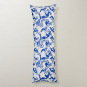 Freestyles Pattern.w x4 Off-White BG Lichaamskussen (Achterkant (Verticaal))