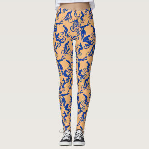 Freestyles Pattern.w x4 Oranje BG Leggings