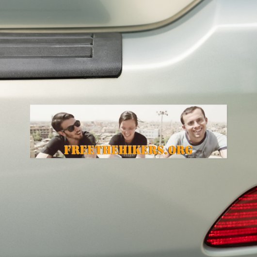 FREEtheHIKERS.org Bumpersticker (Op auto)