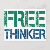 freethinker briefkaart (Voorkant)