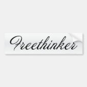 Freethinker Bumpersticker (Voorkant)