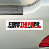 Freethinker Bumpersticker (Op auto)