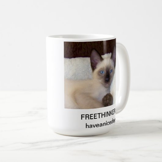 Freethinker Koffiemok (Voorkant rechts)