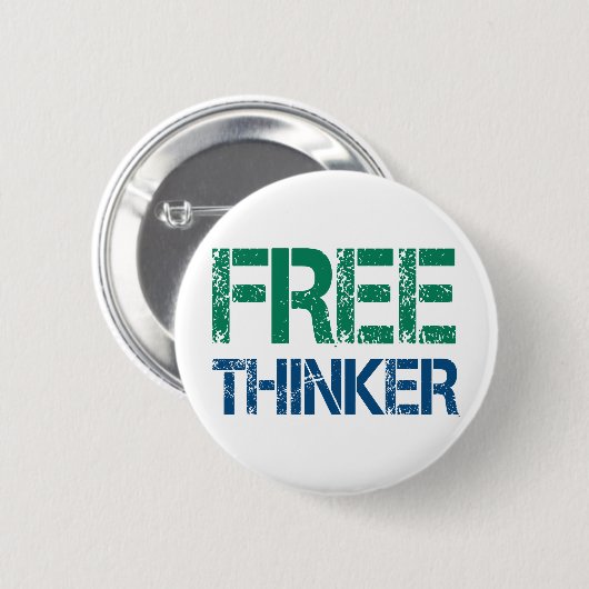 freethinker ronde button 5,7 cm (Voorkant /achterkant)