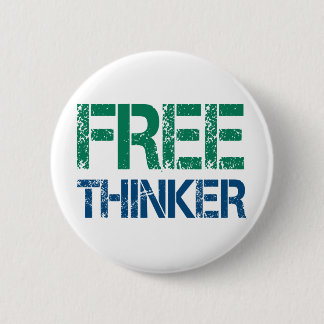 freethinker ronde button 5,7 cm