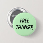 FREETHINKER RONDE BUTTON 5,7 CM (Voorkant /achterkant)