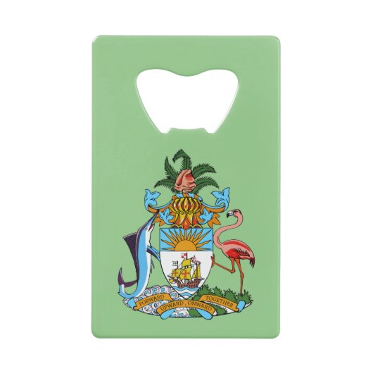 Freetown, Bahama's met het wapen van Eleuthera Creditkaart Flessenopener (Voorkant)