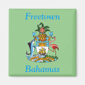 Freetown, Bahama's met het wapen van Eleuthera Magneet (Voorkant)