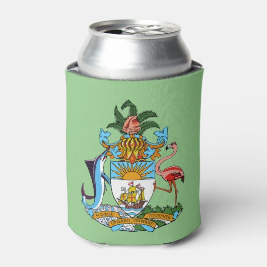 Freetown, Bahama's met Marlin & Ship (Eleuthera) Blikjeskoeler (Blikje Voorkant)