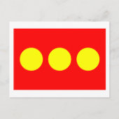 Freetown Christiania Flag Briefkaart (Voorkant)