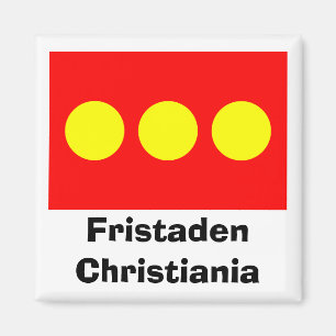 Freetown Christiania Flag Magneet