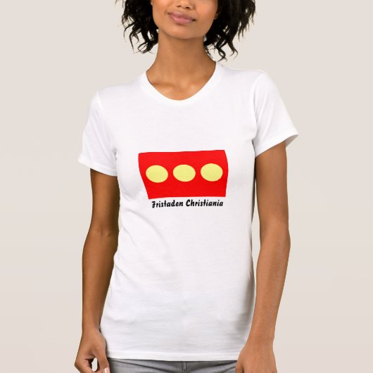 Freetown Christiania Flag T-shirt (Voorkant)