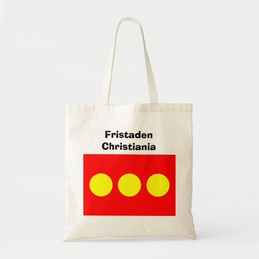 Freetown Christiania Flag Tote Bag (Voorkant)