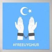 #FREEUYGHUR POSTER (Voorkant)