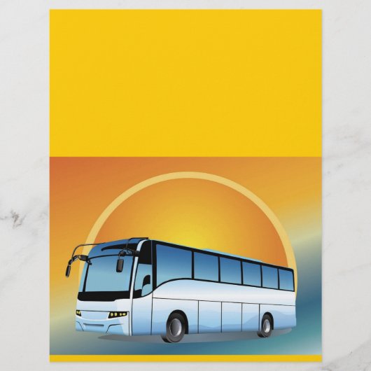 FreeVector-Bus Transporttouring Flyer (Voorkant)