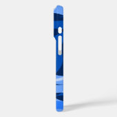 Freeway Abstract Retro Psychedelic Blue Case-Mate iPhone Case (Achterkant / Links)