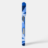 Freeway Abstract Retro Psychedelic Blue Case-Mate iPhone Case (Achterkant / Rechts)