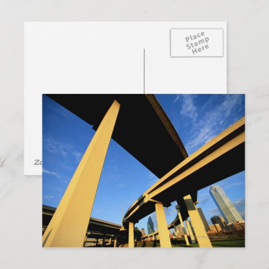 Freeway Overpass in Dallas Briefkaart (Voorkant / Achterkant)