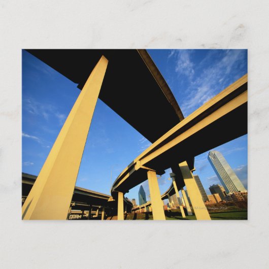 Freeway Overpass in Dallas Briefkaart (Voorkant)