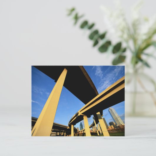 Freeway Overpass in Dallas Briefkaart (Staand voorkant)