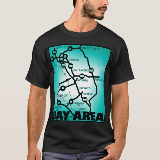 Freeway-plattegrond T-shirt (Voorkant)