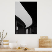 Freeway-ramen in een fog-Poster, afdrukken Poster (Keuken)