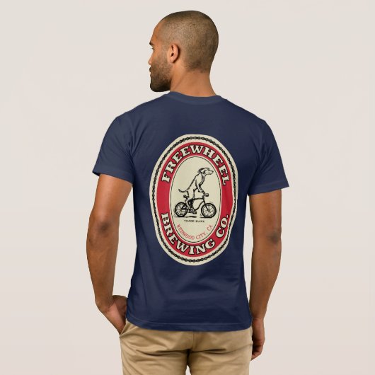 Freewheels Brewing Co. Logo T-shirt (Achterkant volledig)