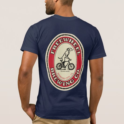 Freewheels Brewing Co. Logo T-shirt (Achterkant)