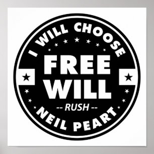Freewill, motivatie prijsopgave poster