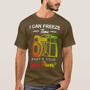 Freeze Time Fotografie Gift T-shirt