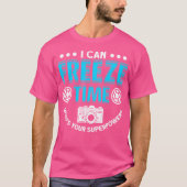 Freeze Time Photography Lover T-shirt (Voorkant)