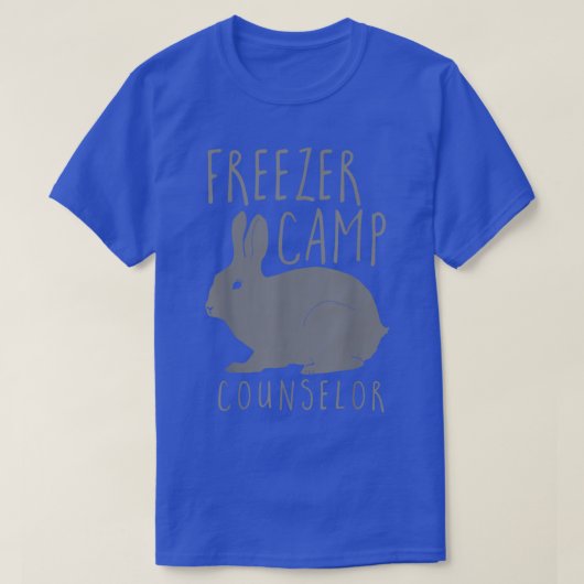 Freezer Camp Backyard Meat Rabbit Homestead T-shirt (Design voorkant)