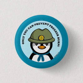 Freezie de Pinguïn zegt Ronde Button 3,2 Cm