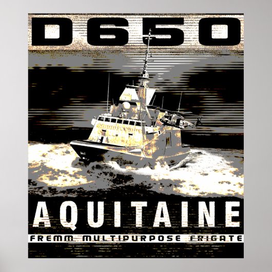 Fregat Aquitaine Poster Poster (Voorkant)