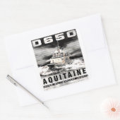 Fregat Aquitaine Square Sticker Sticker (Envelop)