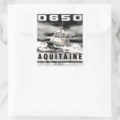 Fregat Aquitaine Square Sticker Sticker (Tas)