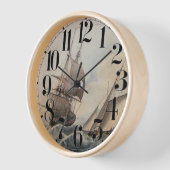 Fregat in een zwelling 17e eeuw (Hoek)