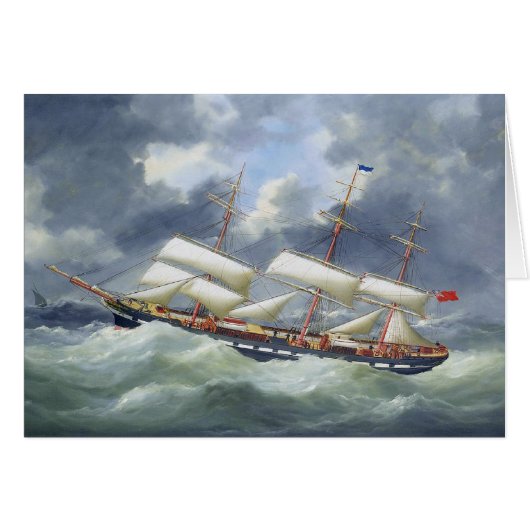 Fregat Opleidingsschip Atalanta 1885 (Voorkant Horizontaal)