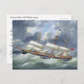 Fregat Opleidingsschip Atalanta 1885 Briefkaart (Voorkant / Achterkant)