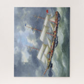 Fregat Opleidingsschip Atalanta 1885 Legpuzzel (Verticaal)