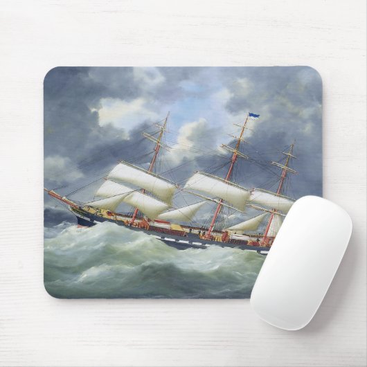 Fregat Opleidingsschip Atalanta 1885 Muismat (Met muis)