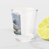 Fregat Opleidingsschip Atalanta 1885 Shot Glas (Rechts)