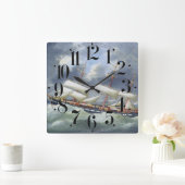 Fregat Opleidingsschip Atalanta 1885 Vierkante Klok (Huis)