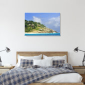 Fregate Island resort PR) Canvas Afdruk (Insitu (Slaapkamer))