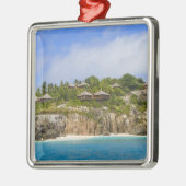 Fregate Island Resort (PR) Metalen Ornament (Links)