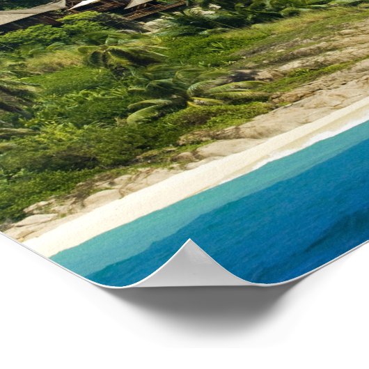 Fregate Island resort PR) Poster (Hoek)