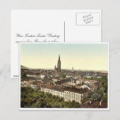 Freiburg, algemeen uitzicht, Baden, Duitsland klas Briefkaart (Voorkant / Achterkant)