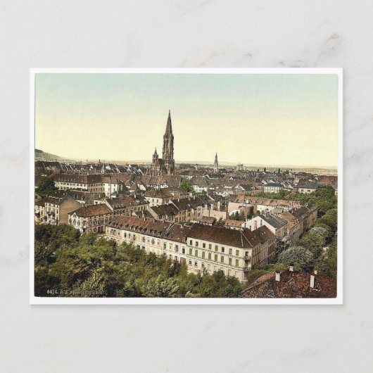 Freiburg, algemeen uitzicht, Baden, Duitsland klas Briefkaart (Voorkant)